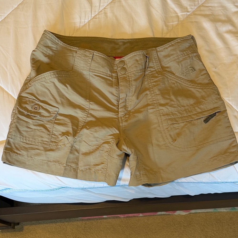 The North Face Women's Tan Cargo Shorts